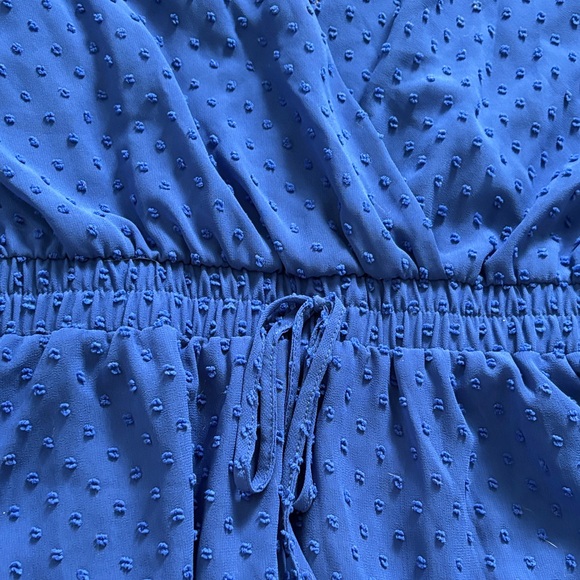 Trixxi Royal Blue Textured Dress - Picture 4 of 6